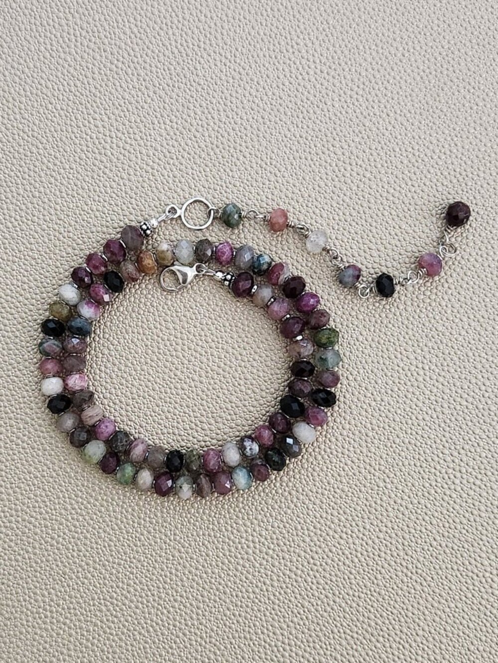 TOURMALINE NECKLACE--16"